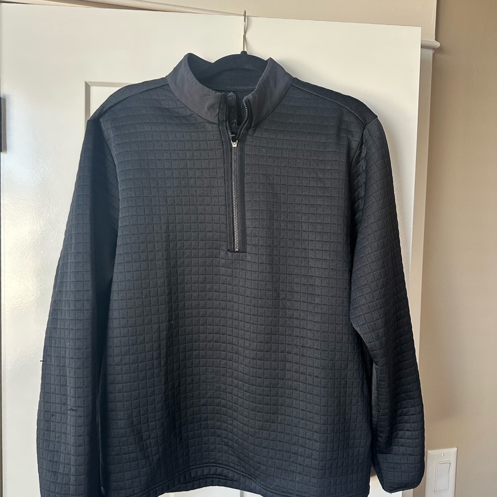 Adidas quilted quarter zip